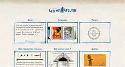 Desktop Screenshot of lesarmateurs-lesite.fr