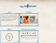 Tablet Screenshot of lesarmateurs-lesite.fr